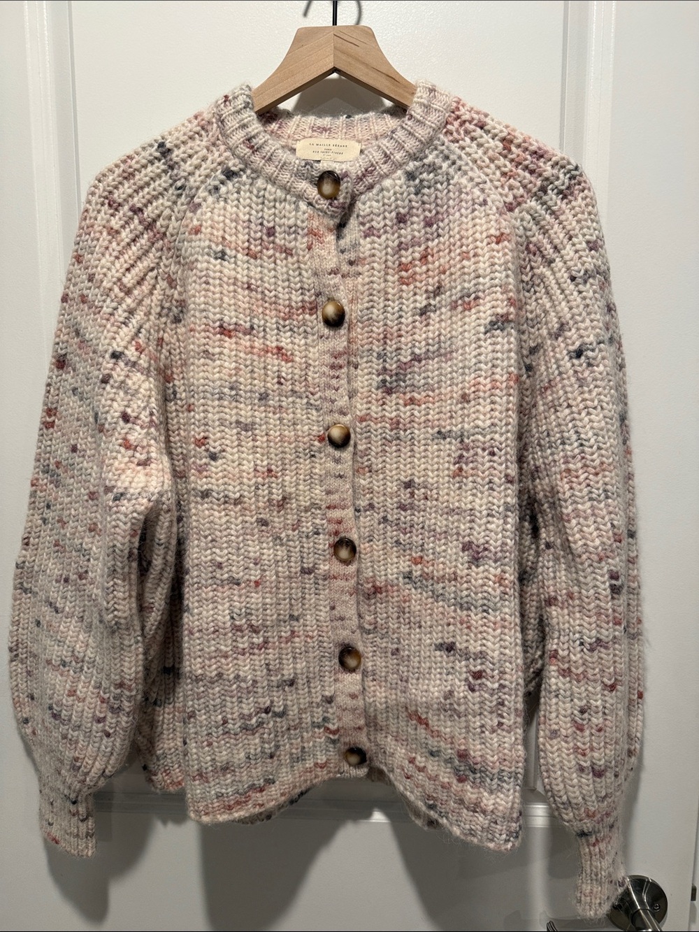 Sezane Pierre Cardigan Pastel/ Multicoloured - Size XL